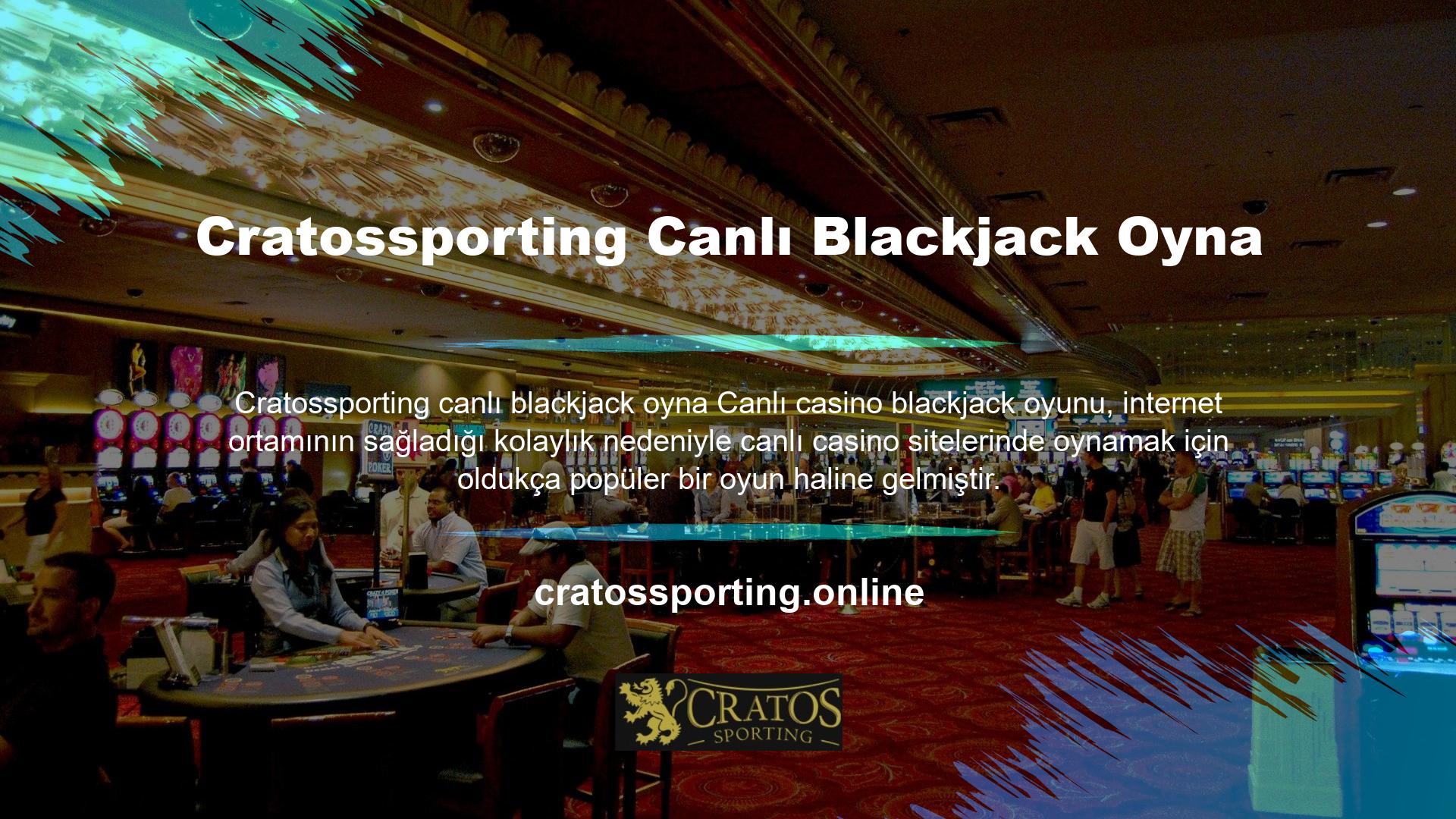 Ülkemizde blackjack olarak da bilinen Blackjack, kartlarla oynanan bir masa oyunudur