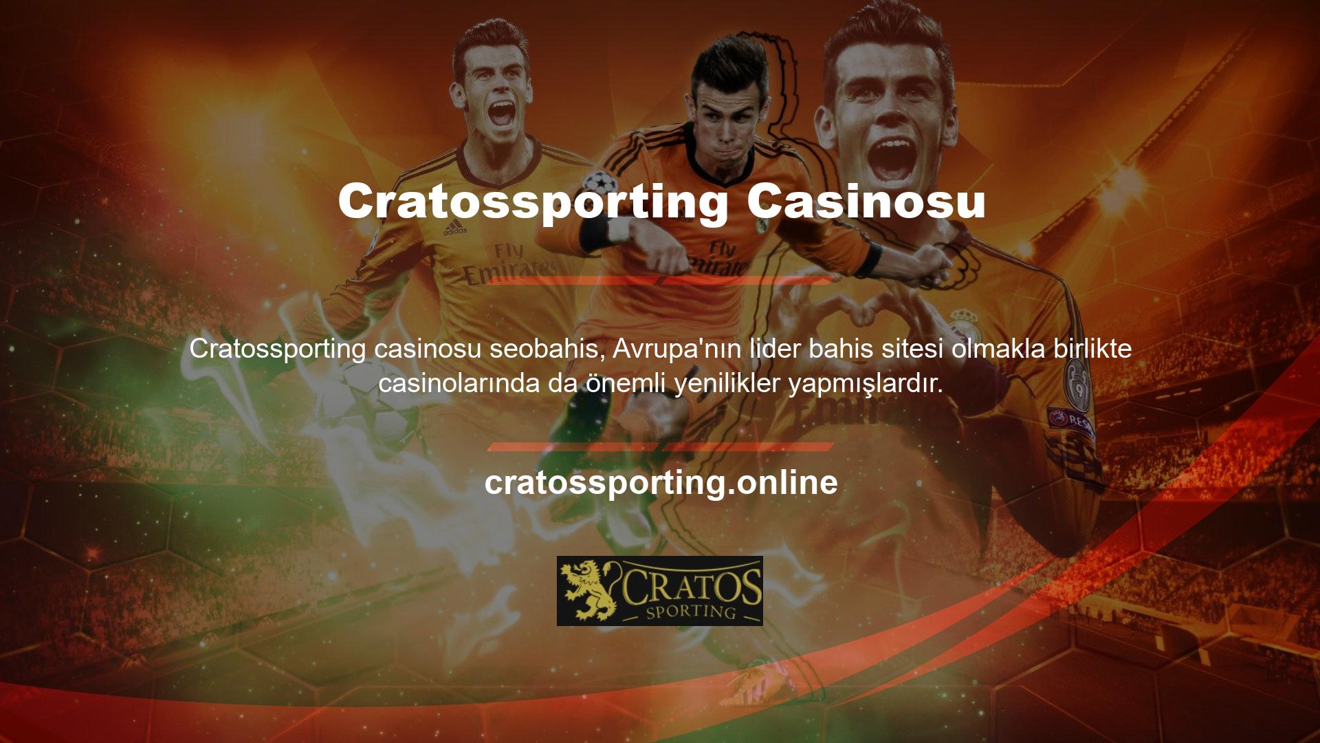 Casino sektörüne göre Türkiye'de casino oyunları giderek daha popüler hale geliyor, ancak Cratossporting öncü olmayı bırakmadı