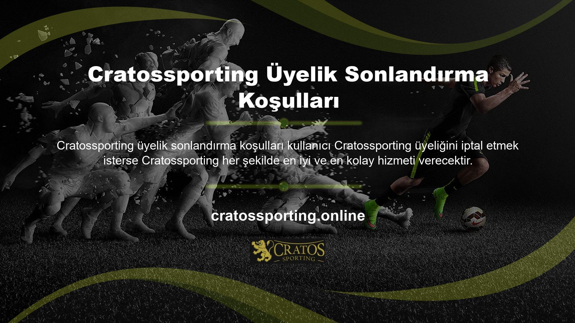 Cratossporting ile çevrimiçi destek veya çeşitli müşteri hizmetleri kanalları aracılığıyla iletişime geçebilirsiniz