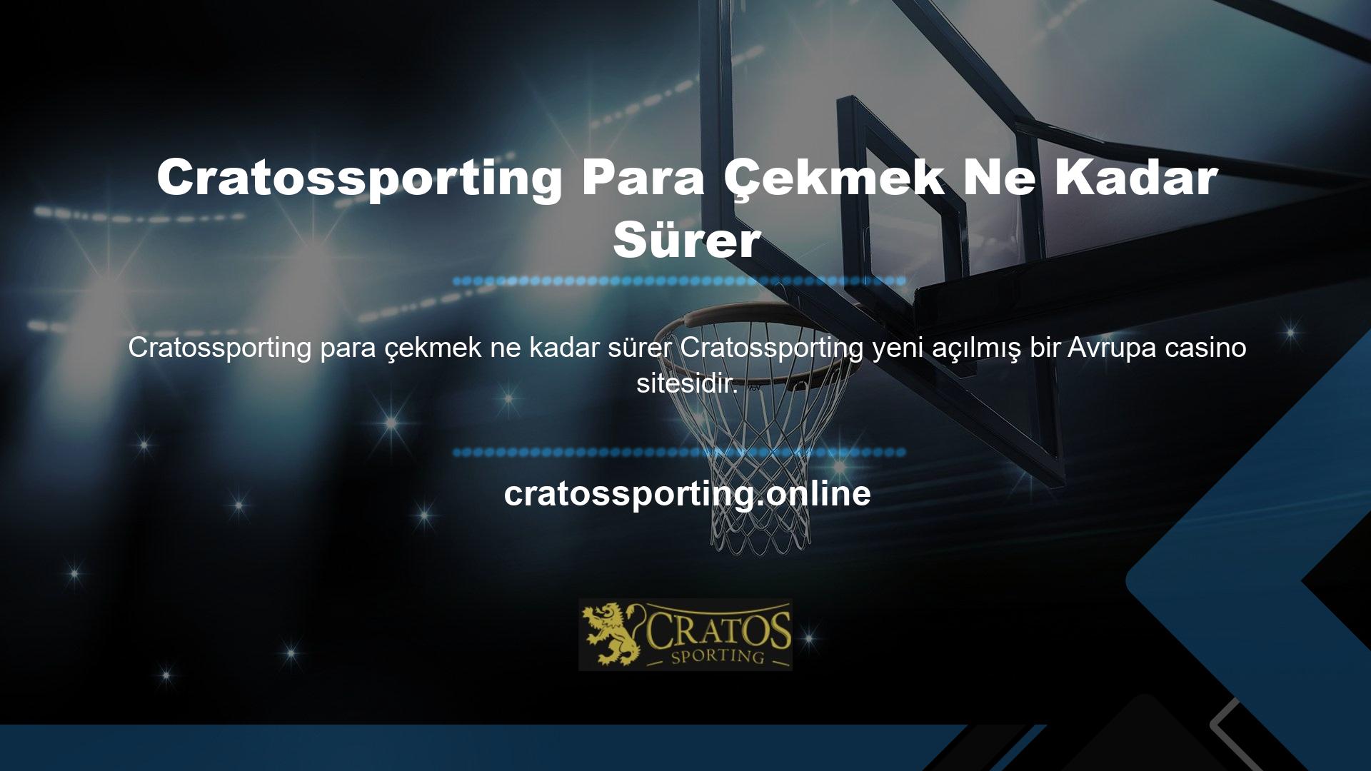 Aynı yıl ülkemizde de hizmetlerine başlayan Cratossporting, özellikle son yılların en popüler bahis sitelerinden biridir