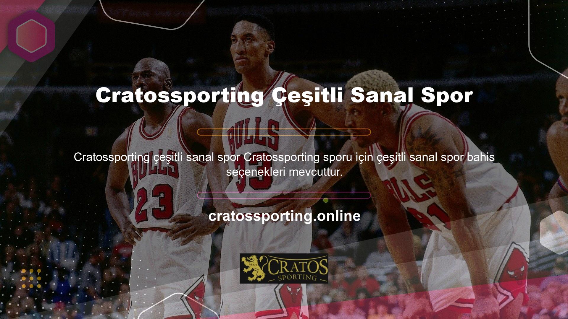 Süreç nedir? Cratossporting, kullanıcılara kapsamlı sanal spor bahis hizmetleri sunan bir çevrimiçi bahis sitesidir