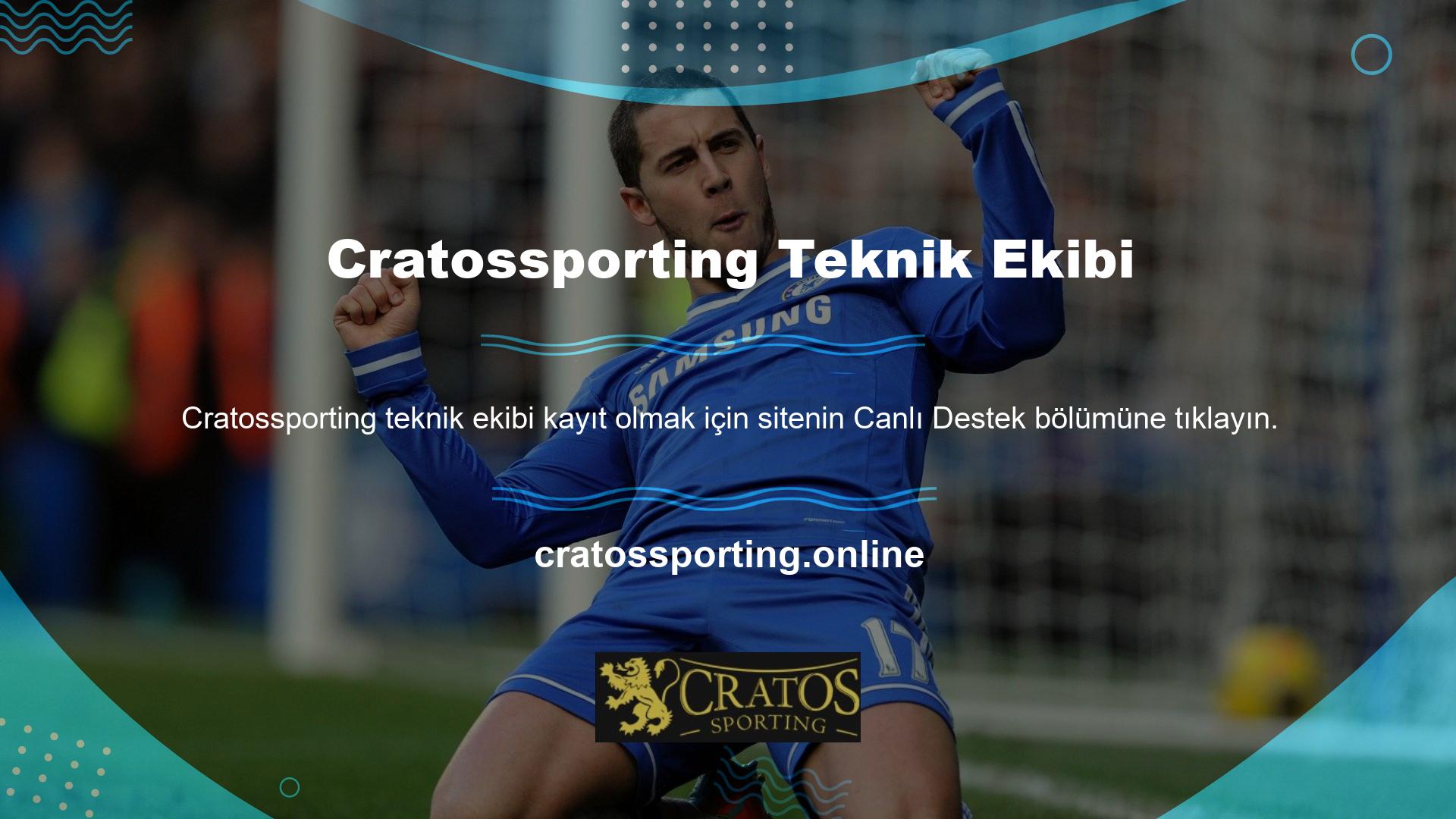 Çevrimiçi bahisçilere hitap eden web sitesinin adı Cratossporting